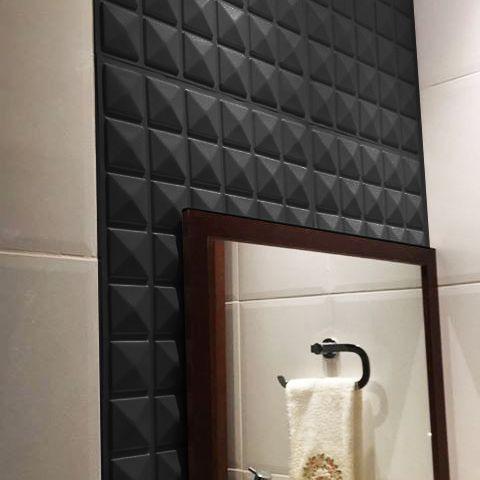 Imagem de Placas 3d Revestimento De Parede 50x50  Kit Com 41
