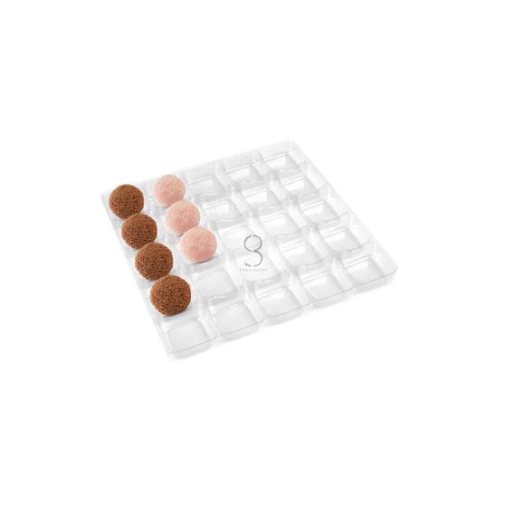 Imagem de Placas Berço Para Trufa Com 25 Cavidades Resistente 100U