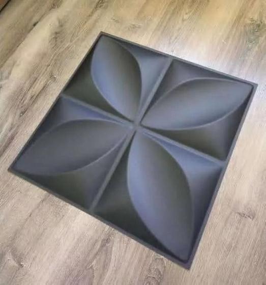 Imagem de Placas Decorativa 3D Kit C/ 25 Unids Revestimento Parede Modular