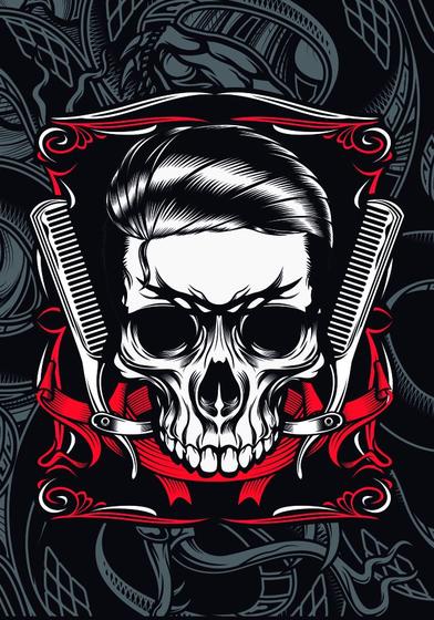 Imagem de Placas Decorativas Barbearia Barber Shop Cabelo Cabeleireiro Diversas Artes