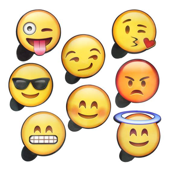 Imagem de Placas Divertidas Emojis Zap Zap 1 - c/ 8 unid.