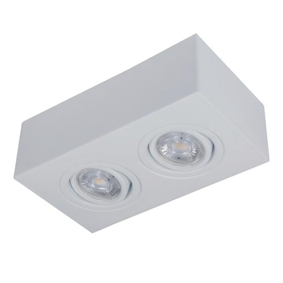 Imagem de Plafon Box Retangular Branco 22X 2X Gu10 Golight
