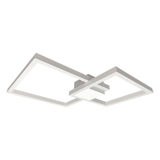 Imagem de Plafon Case 45W Led 3000K Moderno Sobrepor Quadrados 824/30/40