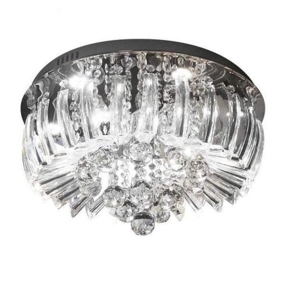 Plafon Cristal Redondo 24W 45cm Greta Startec Luz Branca Menor preço em Plafon Cristal Redondo 24W 45cm Greta Startec Luz Branca