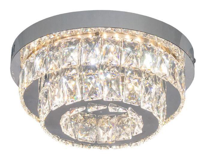 Imagem de Plafon de Cristal 28cm Led 36W 3 em 1 Bivolt