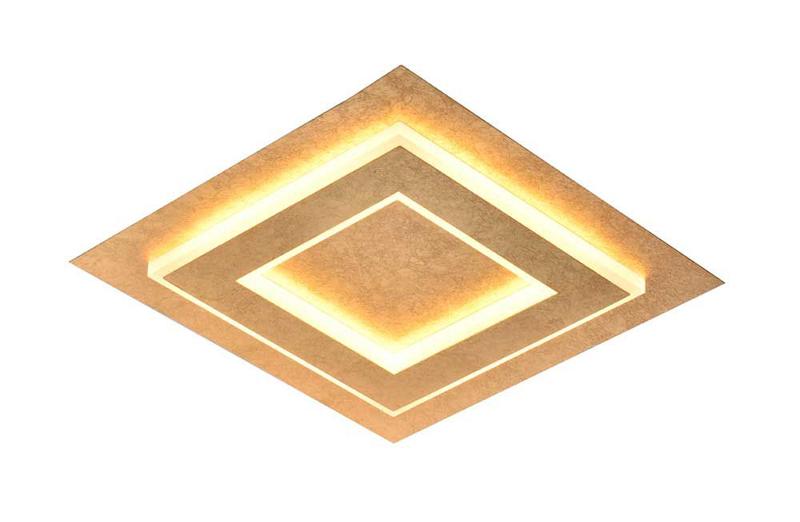 Imagem de Plafon de Embutir Dourado 35cm LED 32W 3000k Bivolt