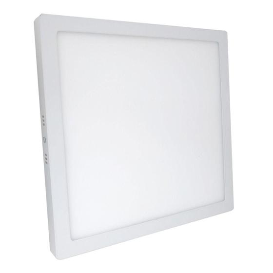 Imagem de Plafon De Led Sobrepor Quadrado 24w Branca 6000k 30x30