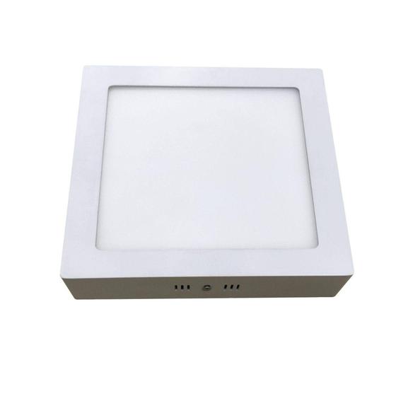 Imagem de Plafon de Sobrepor Home LED Quadrado 18W Bronzearte 6400K Luz Branca
