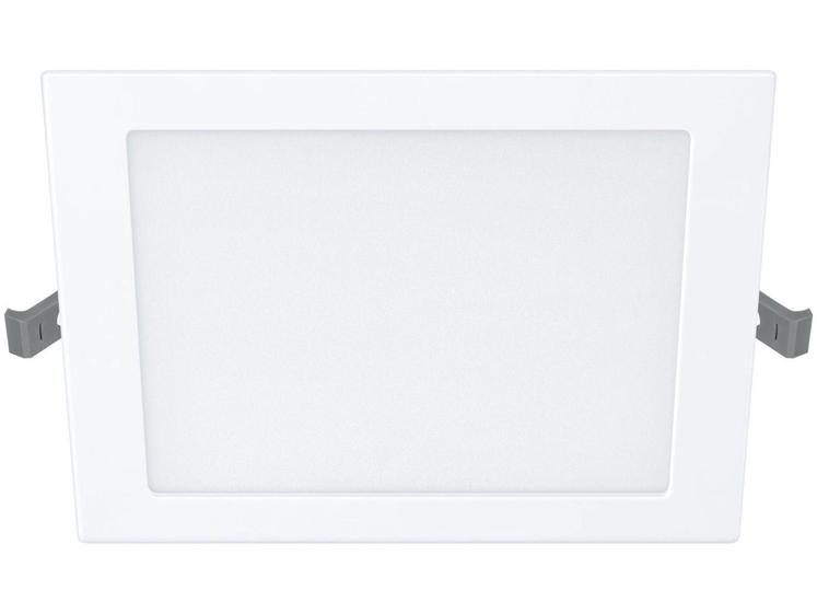 Imagem de Plafon de Sobrepor Quadrado Branco - com Lâmpada Integrada LED 12W Philips DL252