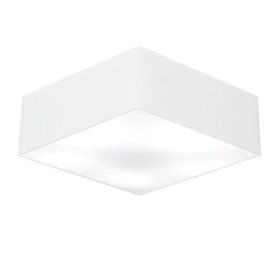 Imagem de Plafon de Sobrepor Quadrado SP-3051 Cúpula Cor Branco