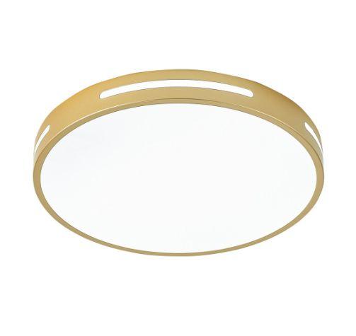 Imagem de Plafon de Sobrepor Redondo Dourado 40cm Led 25W 3 em 1 Bivolt