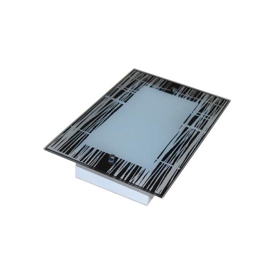 Plafon De Vidro - Para 02 Lâmpadas - De Embutir No Gesso - Riscado Menor preço em Plafon De Vidro - Para 02 Lâmpadas - De Embutir No Gesso - Riscado