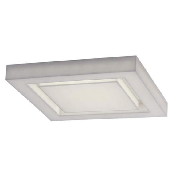 Imagem de Plafon Endy Led 20w 4200k 28X28cm Branco Bella Italia