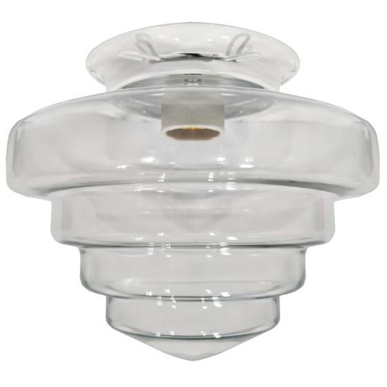 Imagem de Plafon Fashion Retro Branco Drops Escada Boca 10 Incolor