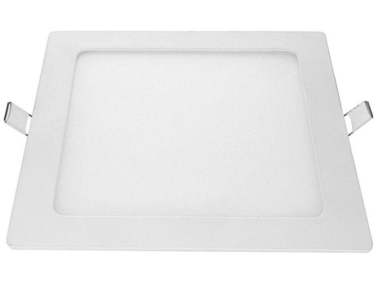 Imagem de Plafon LED de Embutir Quadrado 18W Avant - 858100576 Branco