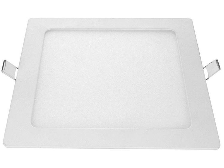 Imagem de Plafon LED de Embutir Quadrado 24W Avant - 858131374 Branco