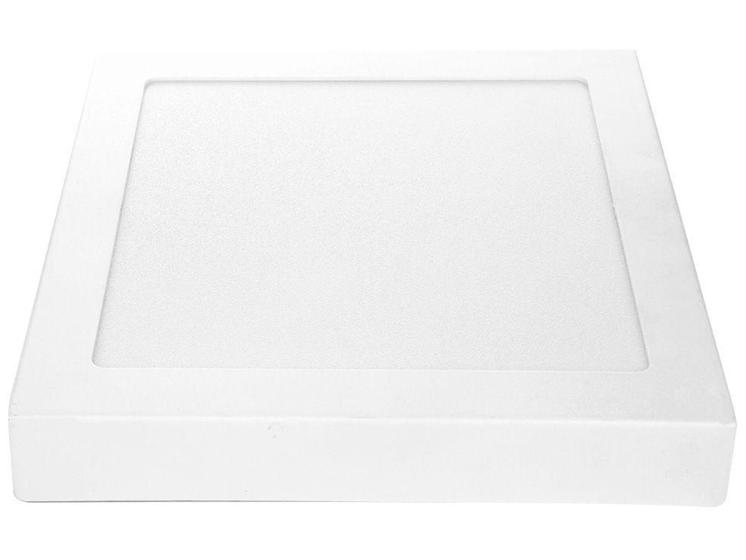 Imagem de Plafon LED de Sobrepor Quadrado 24W Avant - 768131375 Branco