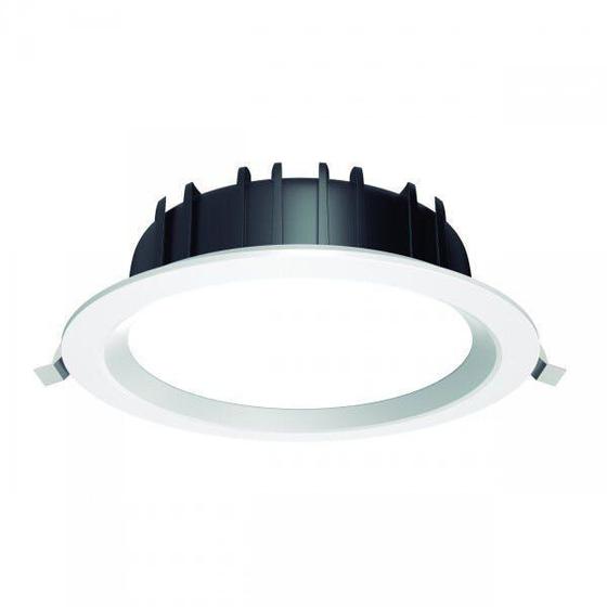 Imagem de Plafon LED Embutir Redondo 30W 4000K Downlight Max Luminárias Design Taschibra