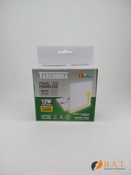 Imagem de Plafon Led Frameless 12W Quadrado 3000K