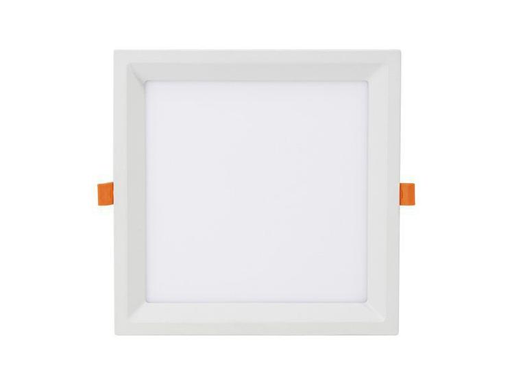 Imagem de Plafon led lux recuado 12w quadrado embutir 3000k