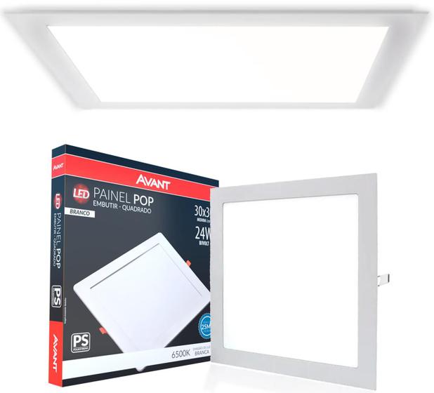 Plafon Led Quadrado 24w Painel Embutir Slim Avant  é boa?