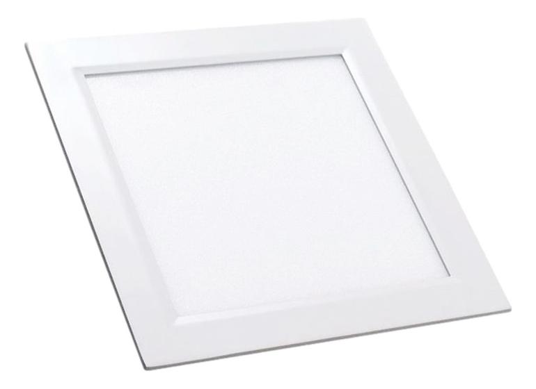 Imagem de Plafon Led Quadrado Embutir 6W Branco Quente 12Cm X 12Cm