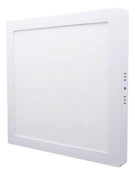 Imagem de Plafon Led Quadrado Sobrepor 12W Branco Quente Bivolt