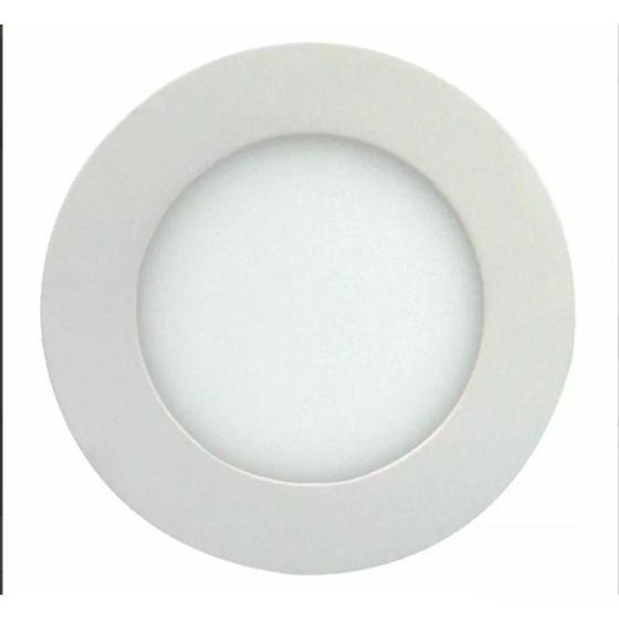 Imagem de Plafon Led Sobrepor 6w Branco Quente Redondo - Ctb