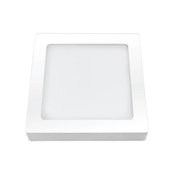 Imagem de Plafon Led Sobrepor Branco 18w Bivolt 6400k Luz Branca Fria