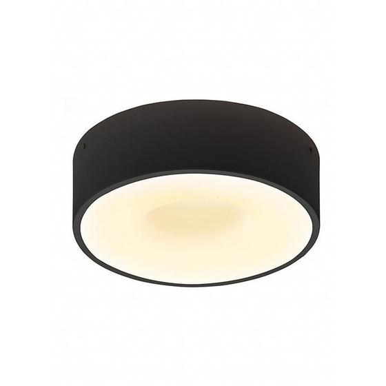 Imagem de Plafon Led Sushi 40W 6500K Preto Fosco