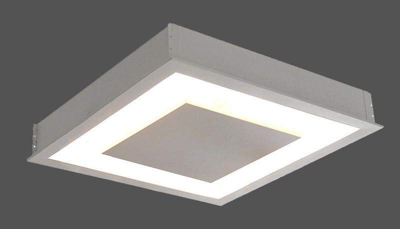 Imagem de Plafon Luz Indireta Embutir Quadrado 4G9 40X40CM REAL 201/40