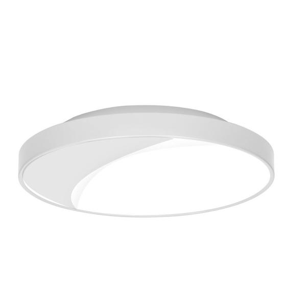 Plafon Painel Sobrepor Luminária Sala Jantar Quarto 3 Lâmpadas Redondo Soquete E27 Branco Menor preço em Plafon Painel Sobrepor Luminária Sala Jantar Quarto 3 Lâmpadas Redondo Soquete E27 Branco