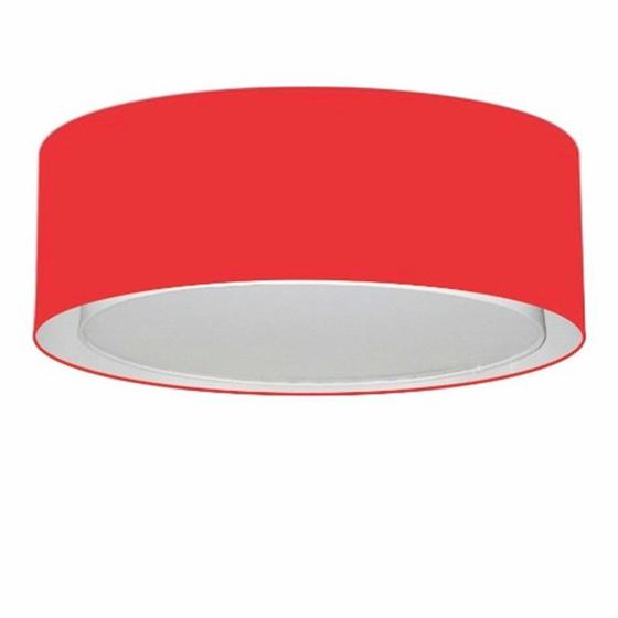 Imagem de Plafon Para Dormitório Cilíndrico SD-3038 Cúpula Cor Vermelho