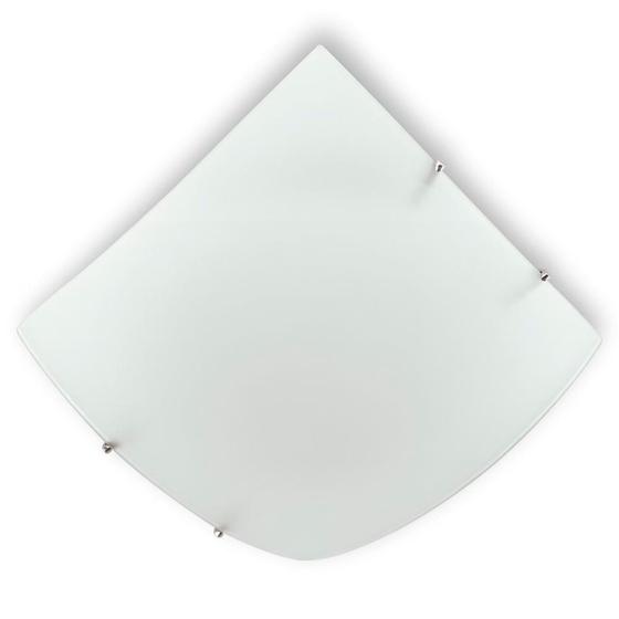 Plafon quadrado.30cm 2xe27 vidro cristal 81701004 blumenau Menor preço em Plafon quadrado.30cm 2xe27 vidro cristal 81701004 blumenau