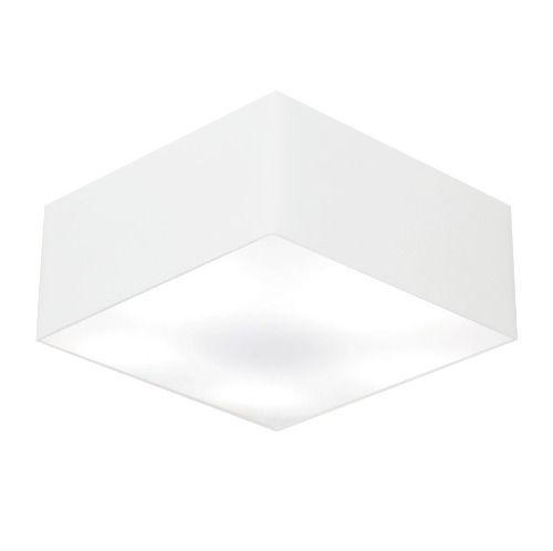 Imagem de Plafon Quadrado Vivare Md-3053 Cúpula em Tecido 21/60x60cm - Bivolt