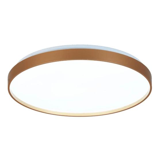 Imagem de Plafon Sobrepor Dourado 56cm Led 50W 3 em 1 Bivolt LA1035 Delis