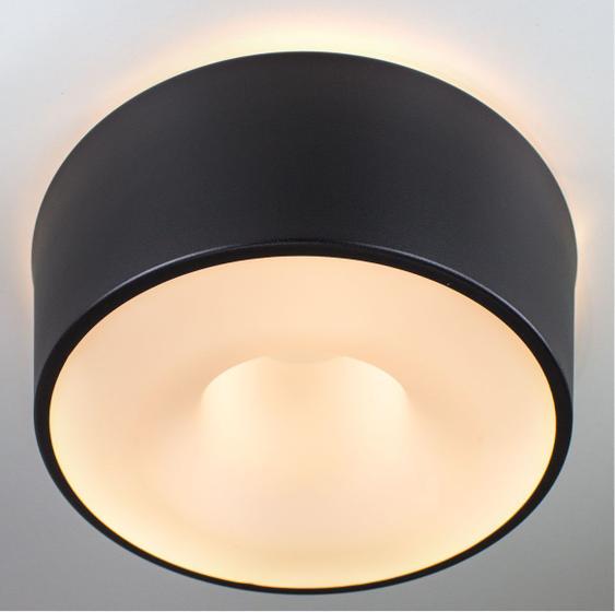 Plafon Sobrepor Redondo 30cm Preto em Alumínio e Acrílico para 3 lâmpadas St951 Menor preço em Plafon Sobrepor Redondo 30cm Preto em Alumínio e Acrílico para 3 lâmpadas St951