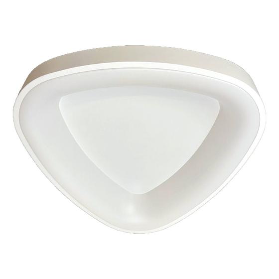 Imagem de Plafon Triangular Branco 42cm Led 25W 3000K Bivolt LA0048 Delis