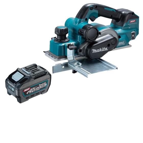 Imagem de Plaina 40V XGT AWS Brushless KP001 Bateria 5.0Ah Makita
