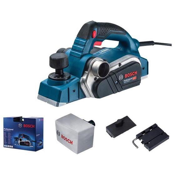 Plaina Bosch Gho 26-82 D 710W 127V Com Saco Coletor De Pó Menor preço em Plaina Bosch Gho 26-82 D 710W 127V Com Saco Coletor De Pó