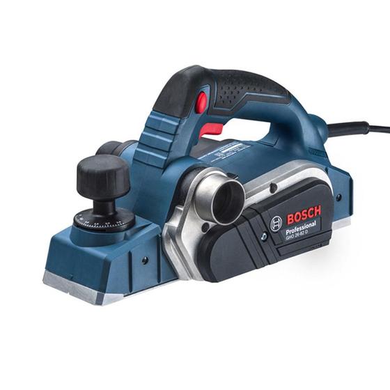 Plaina Bosch GHO 26-82 D 710W 220V com saco coletor de pó Menor preço em Plaina Bosch GHO 26-82 D 710W 220V com saco coletor de pó