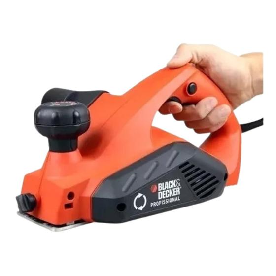 Imagem de Plaina Elétrica Profissional 3.1/4'' 650w 7698 Black Decker 220v