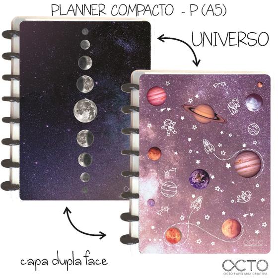 Imagem de Planner de Discos OCTO COMPACTO A5 - UNIVERSO
