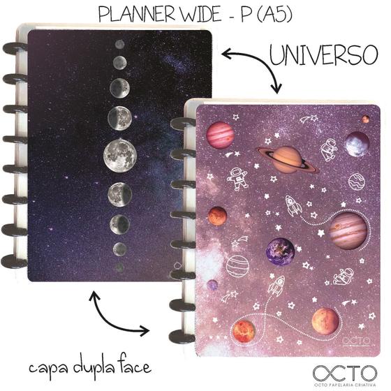 Imagem de Planner de Discos OCTO WIDE A5 - UNIVERSO