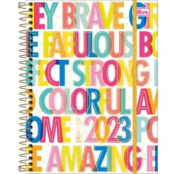 Imagem de Planner Espiral 17,7 x 24 cm Be Nice 90 G 2023