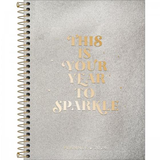 Imagem de Planner Espiral 17,7 x 24 cm Cambridge Shine 90 G 2024