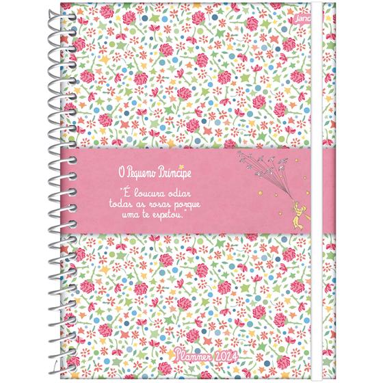 Planner Espiral Datado O Pequeno Príncipe Jandaia 160F Planner