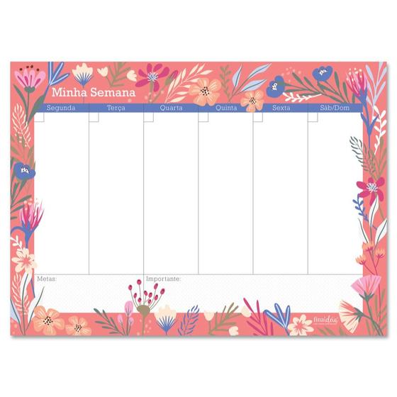 Planner Fina Ideia 2023 Primavera Semanal Agenda Semanal Magazine Luiza