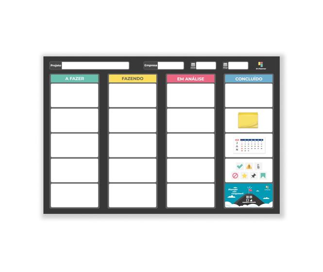 Imagem de Planner Kanban P/ Scrum ou Gerenciar Tarefas + Tecnologia