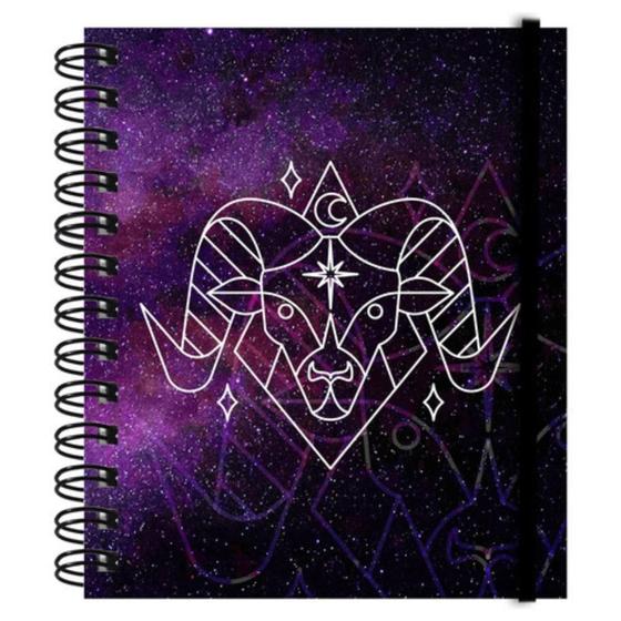 Imagem de Planner Mensal Permanente Agenda Signo Áries Astrologia